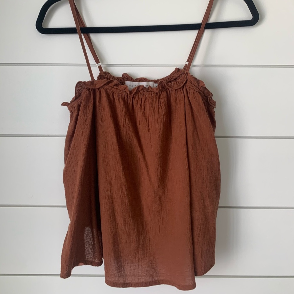 Brown summer top